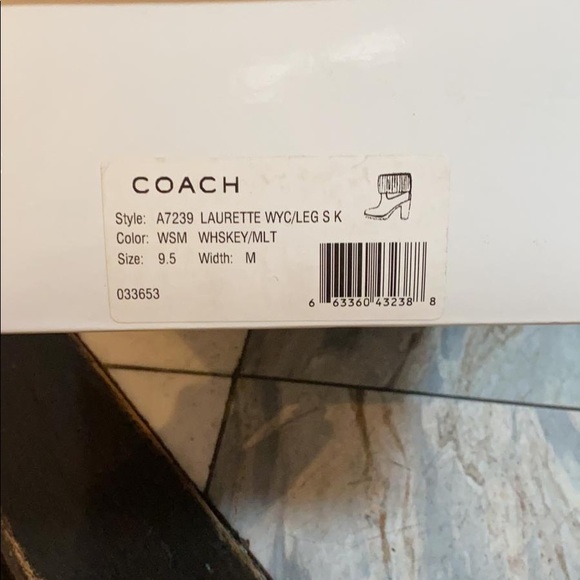 Coach leather booties - used - Picture 13 of 16